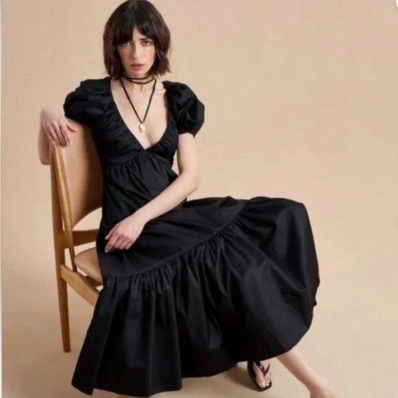 LA LIGNE INA DRESS Black Size Small - Picture 1 of 10